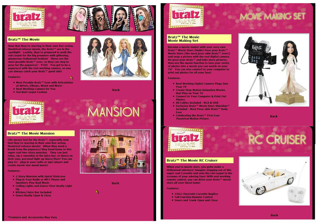 Bratz Catalogues